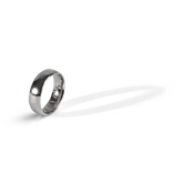 Vow Band, Solid Sterling Silver, Platinum Vermeil, 7mm